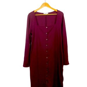 Love J Burgundy Dress